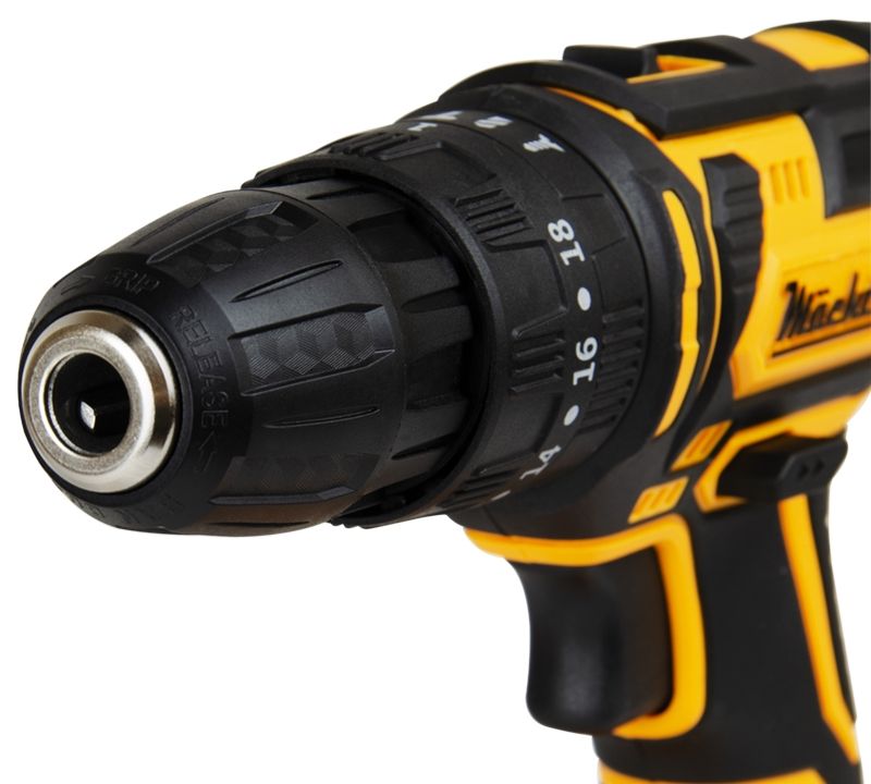 Насадка дрели крупным планом