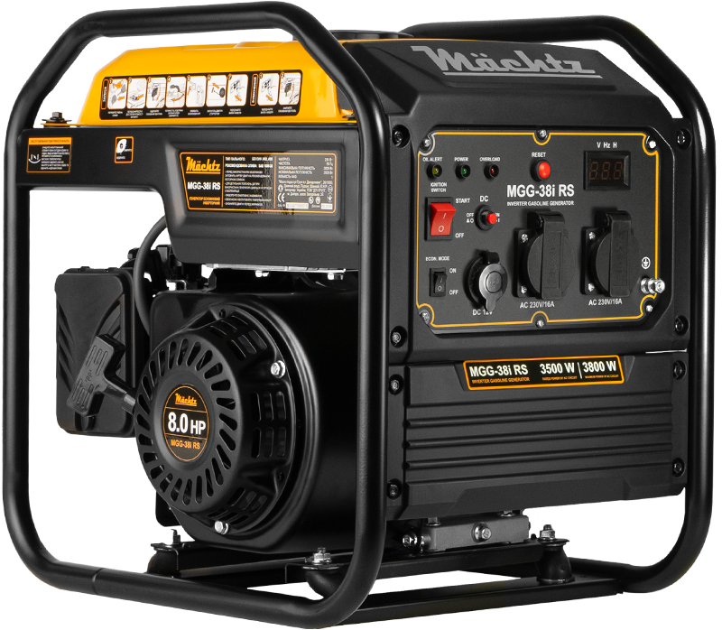 Инверторный генератор бензиновый 3,8 кВт Mächtz MGG-38i RS