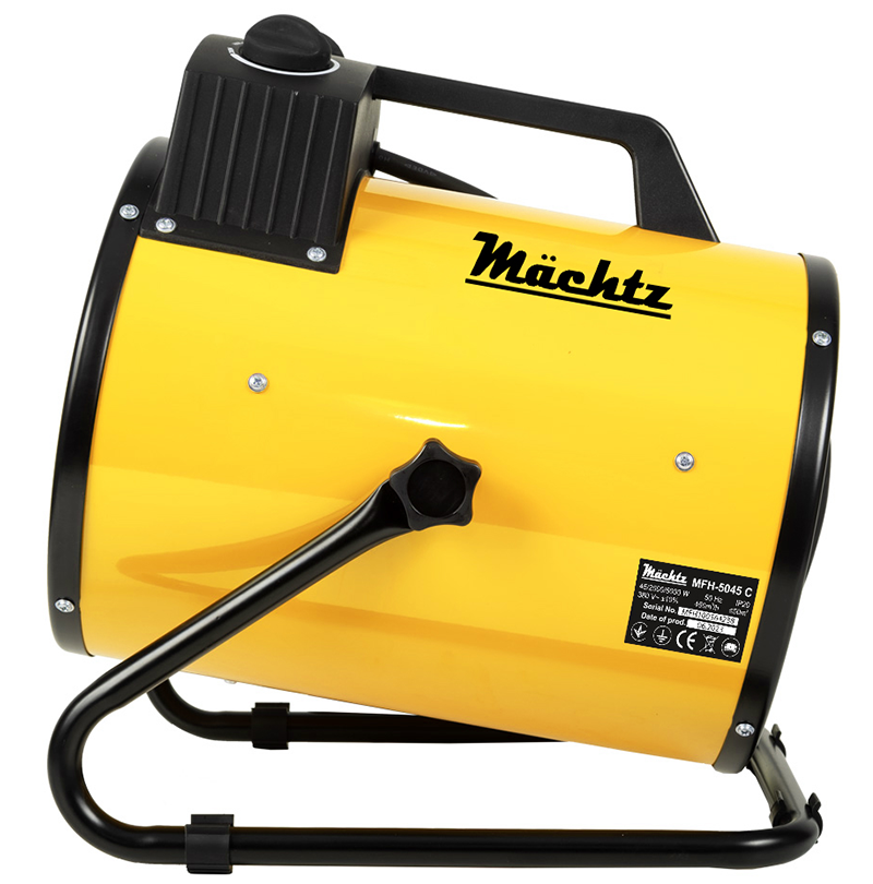 Теплова гармата Machtz жовтого кольору