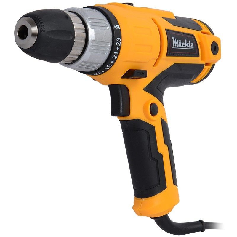 Чорно-жовтий мережевий шуруповерт