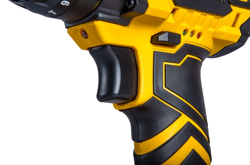 Руків'я шуруповерта Mächtz крупним планом