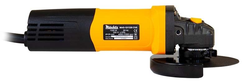 Болгарка на білому фоні