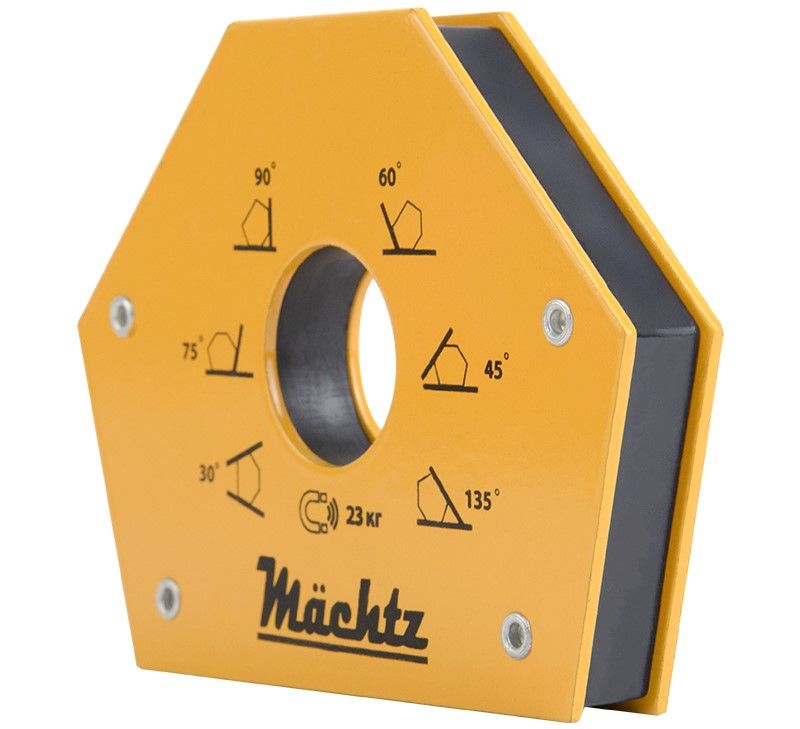 Магнітний кутник для зварювання з отвором