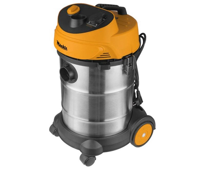 Пилосос із металевим корпусом під кутом