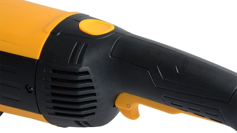 Кнопка и рукоятка шлифмашины крупно