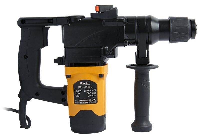 Перфоратор з технічною наліпкою