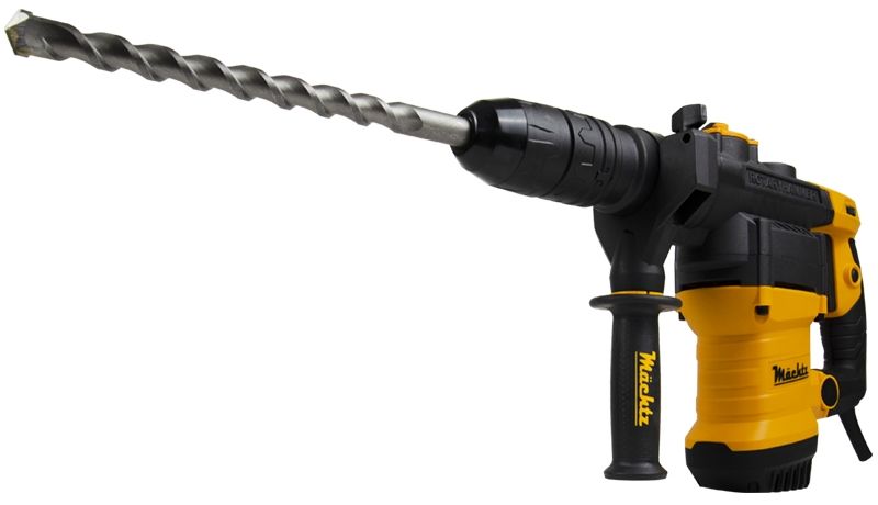 Перфоратор із встановленим свердлом