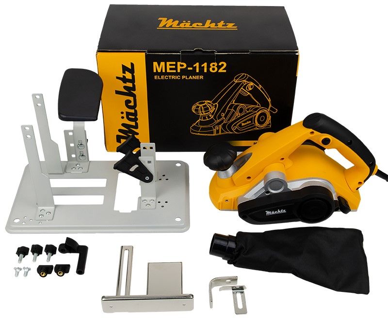 Комплектація ручного електрорубанка Machtz MEP-1182