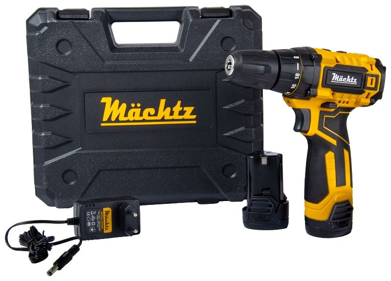 Комплектація акумуляторного шуруповерта Machtz MCD-12H-Li