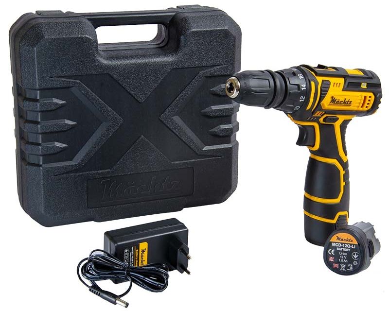 Комплектація акумуляторного шуруповерта