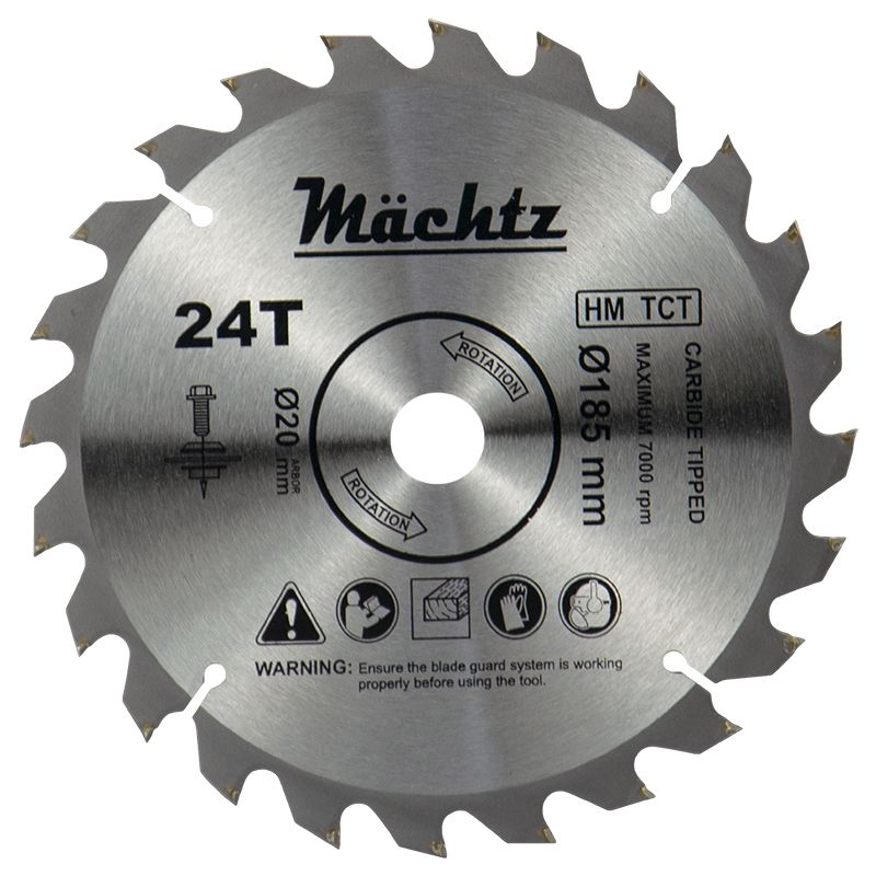 Диск пиляльний по дереву Mächtz 185x20x24T