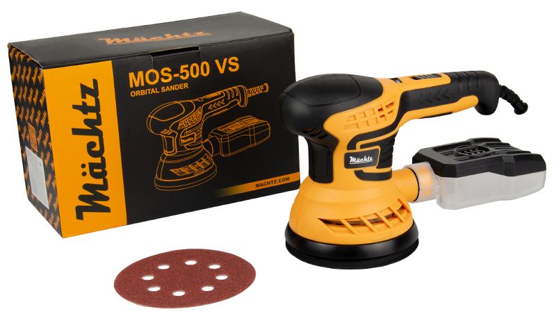 Комплектація шліфмашини Machtz MOS-500 VS