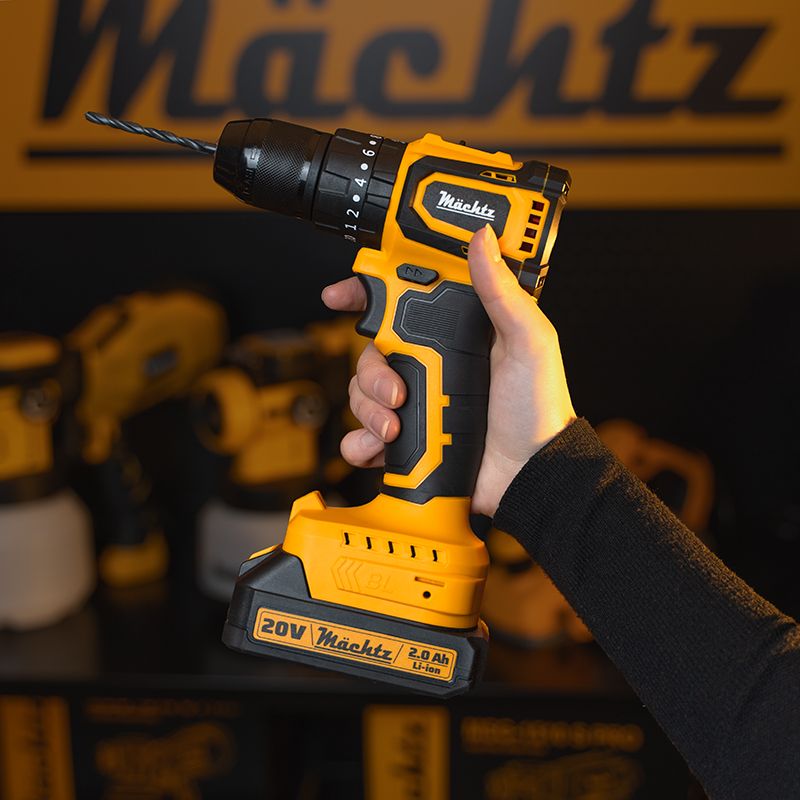 Шуруповерт аккумуляторный бесщеточный Mächtz MCD-20H-LiB