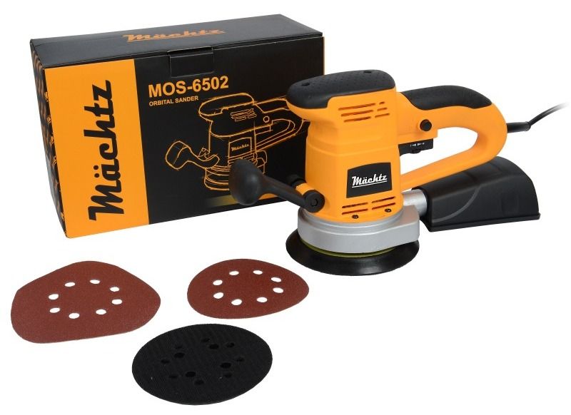 Комплектація шліфмашини Machtz MOS-6502