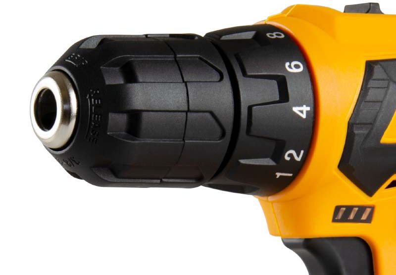 Крупный план патрона шуруповёрта