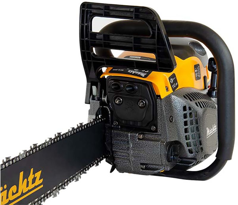 Бензопила с видом на цепь