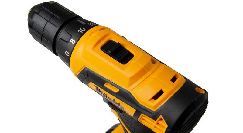 Верхняя часть шуруповёрта с шкалой