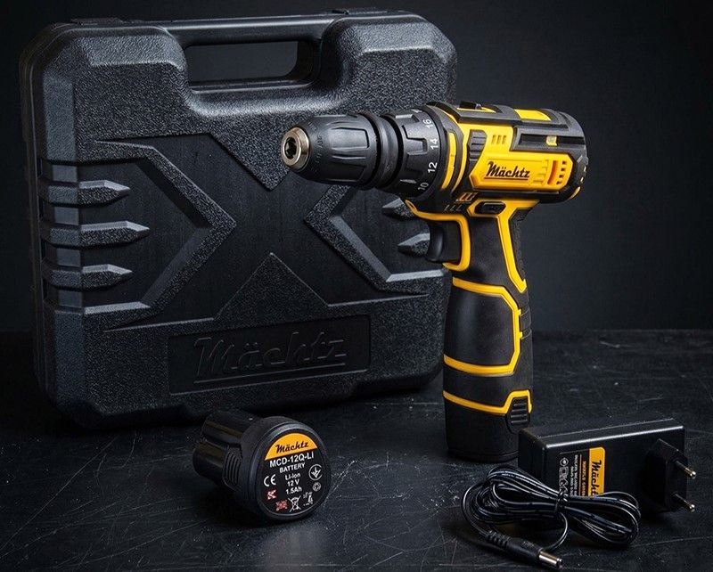 Комплектация аккумуляторного шуруповерта