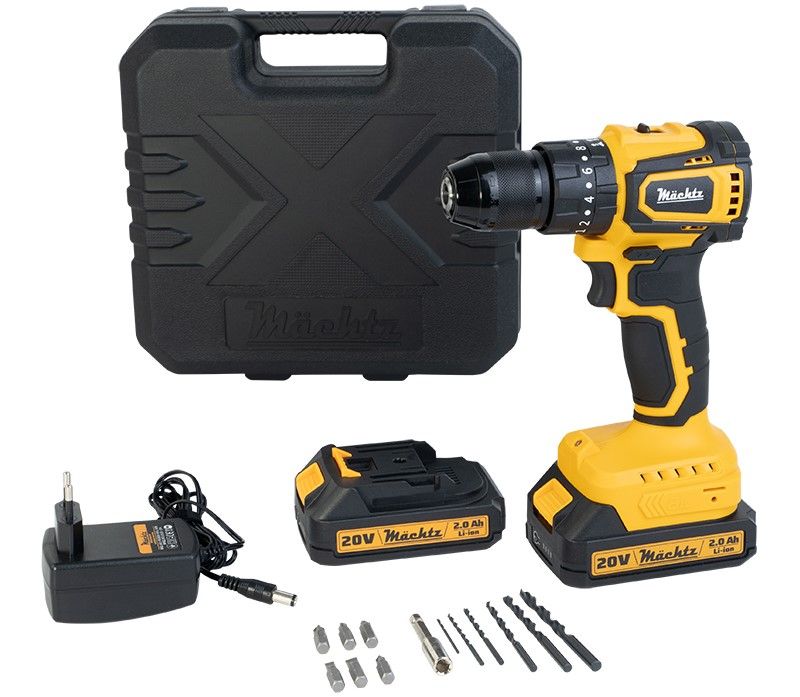 Шуруповерт аккумуляторный бесщеточный Mächtz MCD-20H-LiB