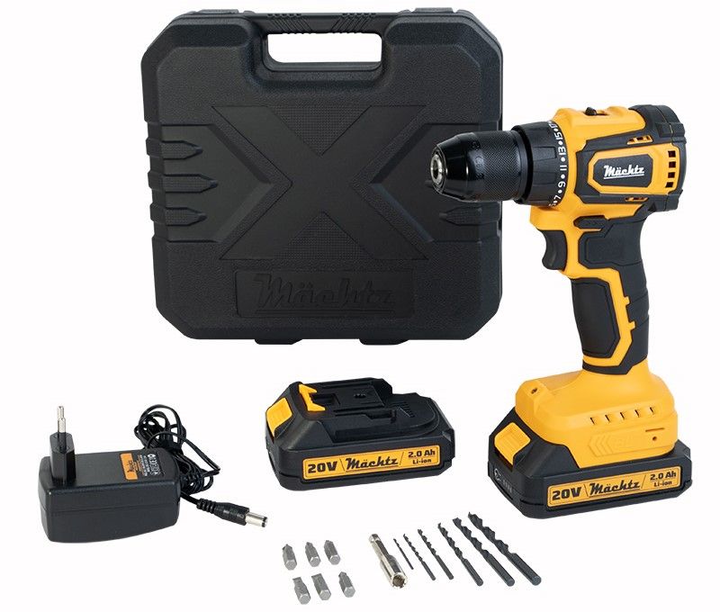 Шуруповерт аккумуляторный бесщеточный Mächtz MCD-20H-LiB