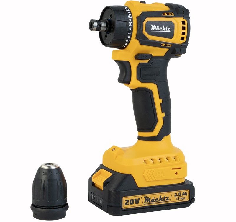 Шуруповерт аккумуляторный бесщеточный Mächtz MCD-20Q-LiB