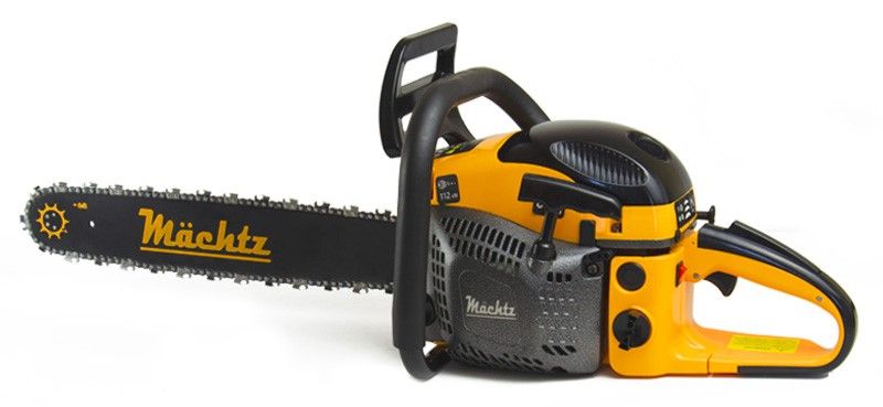 Боковой вид бензопилы