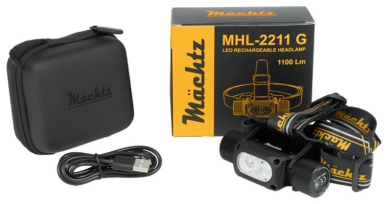 Ліхтар налобний світлодіодний Mächtz MHL-2211 G