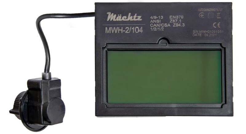 Світлофільтр для зварювальної маски вид спереду