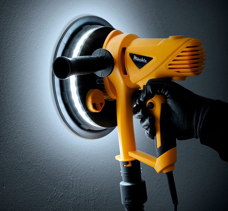 Шліфувальна машина з підсвічуванням