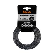 Ліска для тримерів Mächtz "Кручений квадрат з кордом" 2,4 мм 15 м