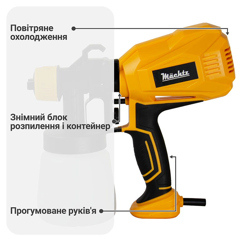 Краскопульт Mächtz MSG‑1008