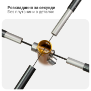 Набор туристической мебели Mächtz Comfort: 2 кресла FC-502 + стол FT-302