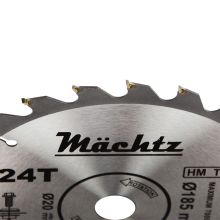 Диск пильный по дереву Mächtz 185x20x24T