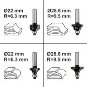Набір фрез по дереву Mächtz 12 шт