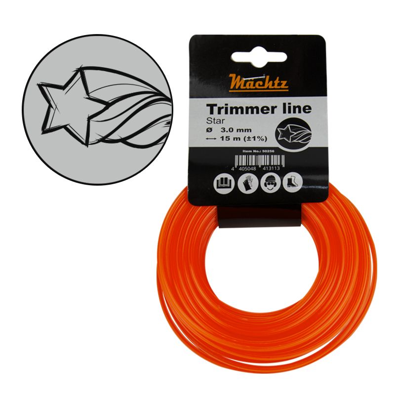 Ліска для тримерів Mächtz "Зірка" 3,0 мм 15 м