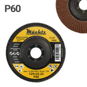 Круг лепестковый торцевой P60 КЛТ 125×22 мм Mächtz