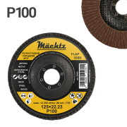Круг лепестковый торцевой P100 КЛТ 125×22 мм Mächtz