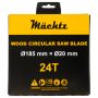 Диск пиляльний по дереву Mächtz 185x20x24T