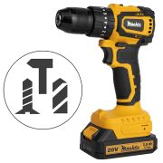 Шуруповерт аккумуляторный бесщеточный Mächtz MCD-20H-LiB