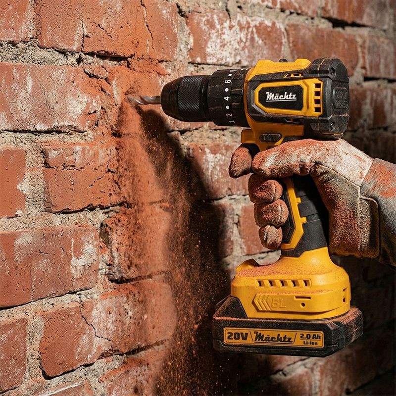 Шуруповерт аккумуляторный бесщеточный Mächtz MCD-20H-LiB