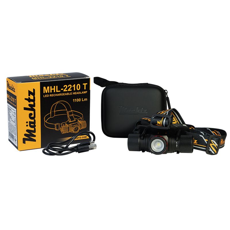 Фонарь налобный светодиодный Mächtz MHL-2210 T