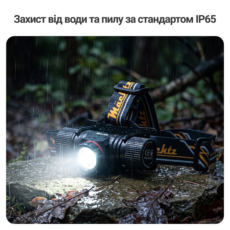 Фонарь налобный светодиодный Mächtz MHL-2210 T