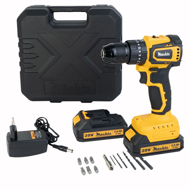 Шуруповерт аккумуляторный бесщеточный Mächtz MCD-20H-LiB