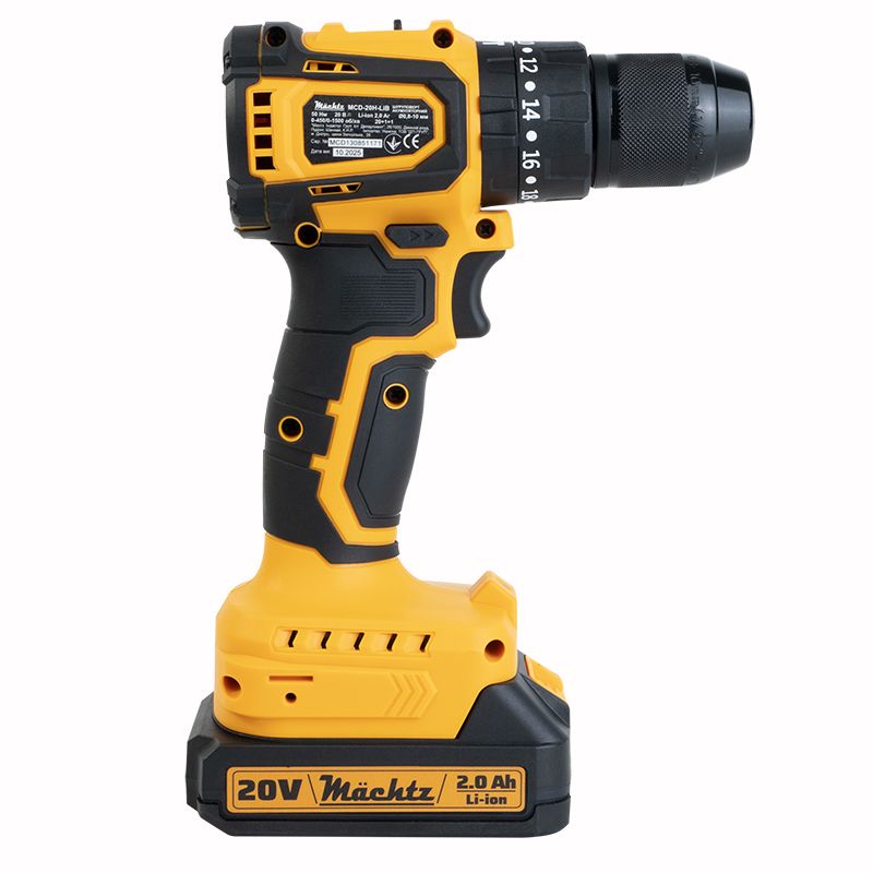 Шуруповерт аккумуляторный бесщеточный Mächtz MCD-20H-LiB