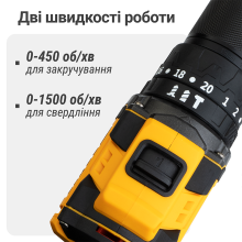 Шуруповерт аккумуляторный бесщеточный Mächtz MCD-M2060 H+2АКБ 2.0А·ч+ЗУ 1.5А+Сумка