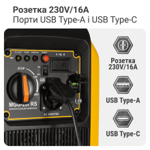 Инверторный генератор 2,0 кВт Mächtz MGG-20i RS